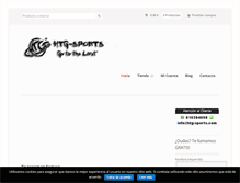 Tablet Screenshot of htg-sports.com
